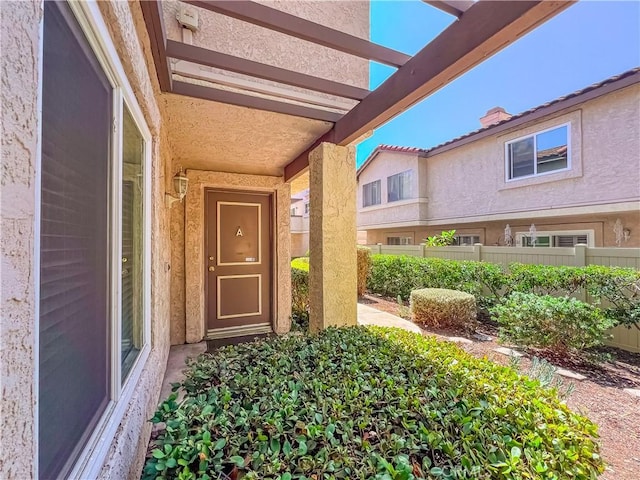 view of entrance to property