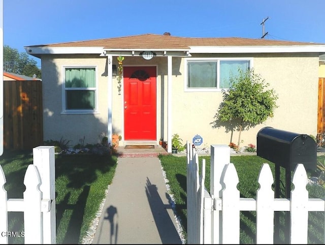 view of front of home