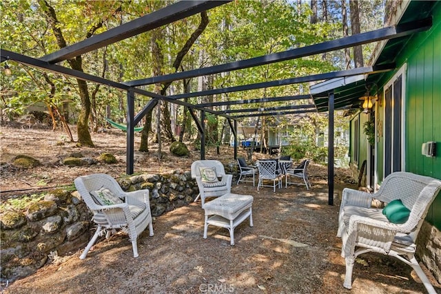 17040 Edgewood Way, Cobb, CA 95461 - view of patio / terrace featuring outdoor dining area