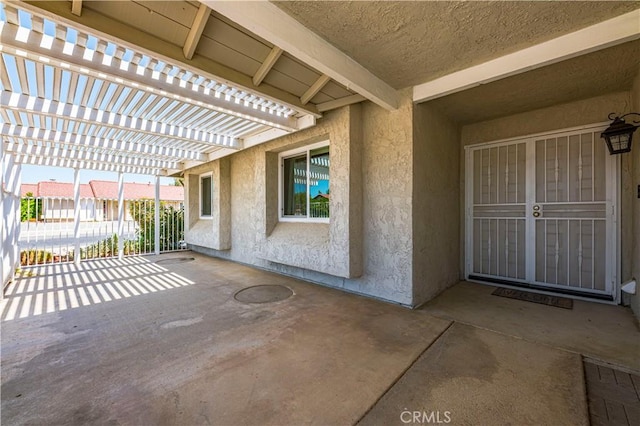 1186 Bottle Tree Way, Hemet, CA 92545 - view of patio featuring a pergola