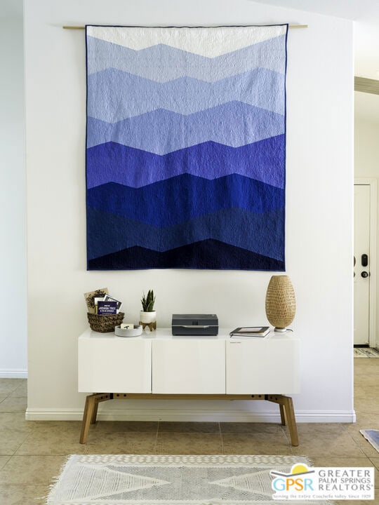 sitting room featuring tile patterned flooring