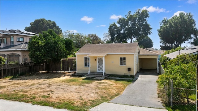 view of front of home