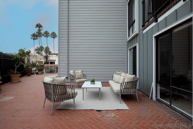 view of patio / terrace with outdoor lounge area