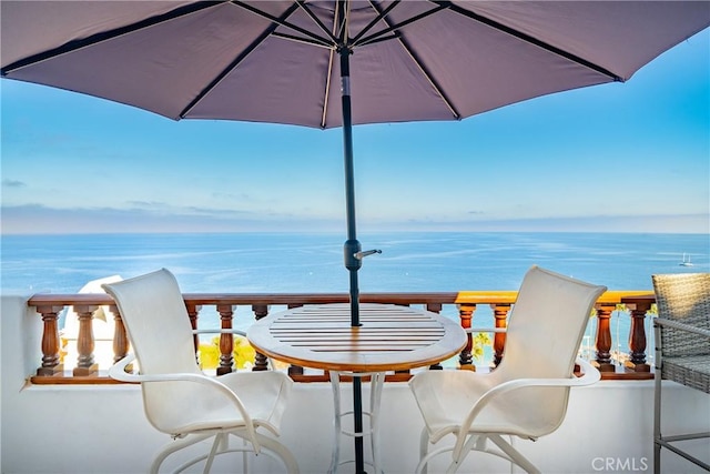 42 Camino De Flores Unit 60, Avalon, CA 90704 - balcony with a sunroom and a water view