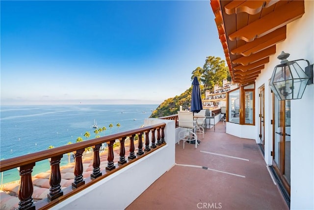 42 Camino De Flores Unit 60, Avalon, CA 90704 - balcony featuring a water view