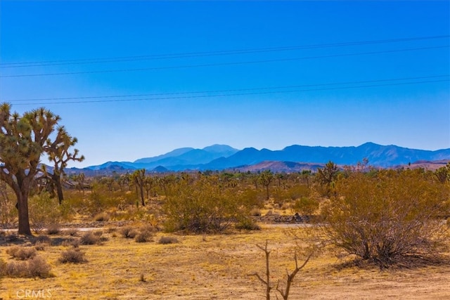 view of mountain feature