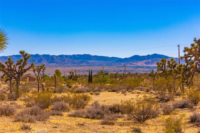 view of mountain feature