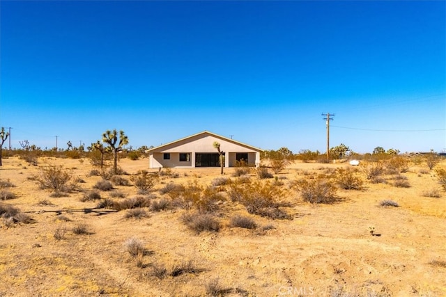 exterior space featuring a rural view