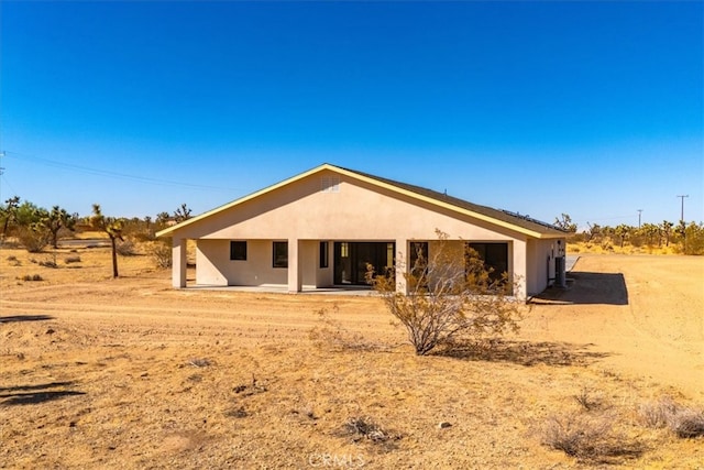 view of back of property