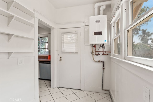 interior space with water heater