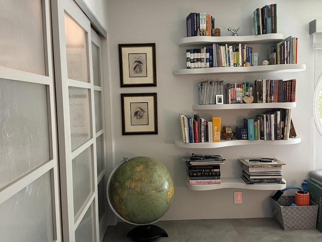 interior space featuring tile patterned floors