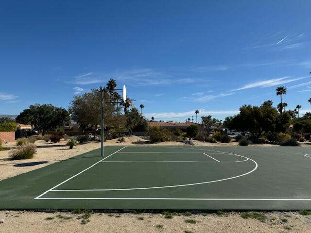 view of basketball court