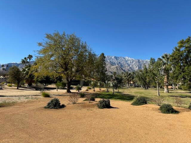 view of property's community with a mountain view