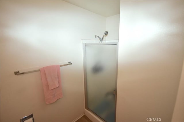 bathroom with walk in shower