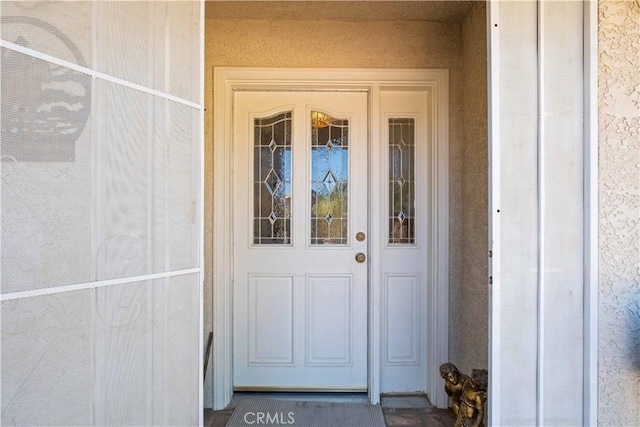 view of entrance to property