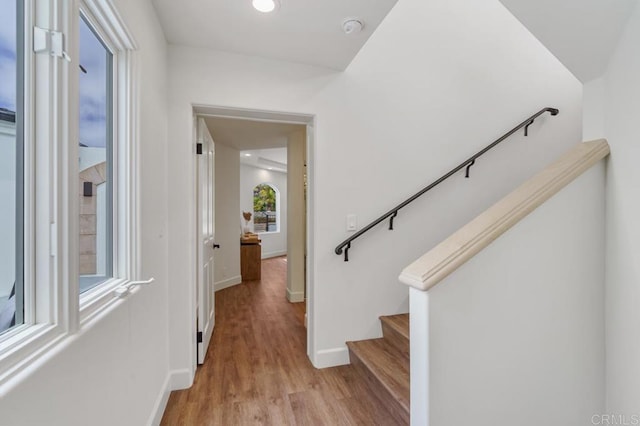 interior space featuring hardwood / wood-style flooring