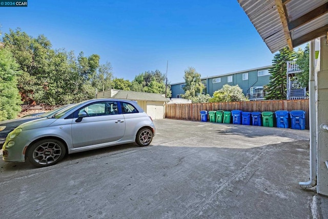 view of car parking