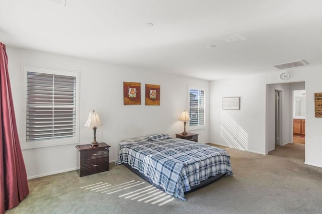 bedroom featuring carpet flooring