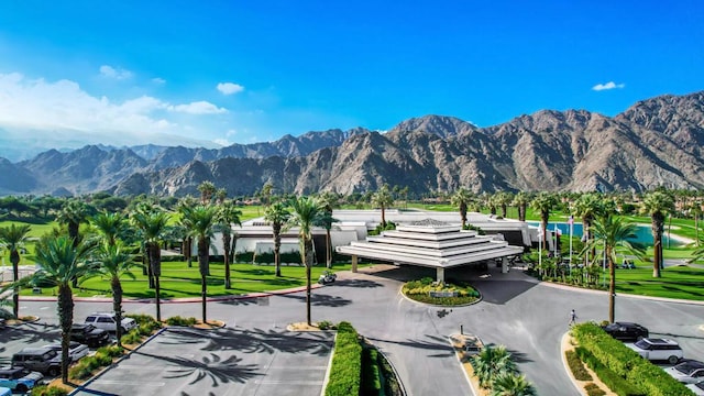 view of home's community featuring a mountain view