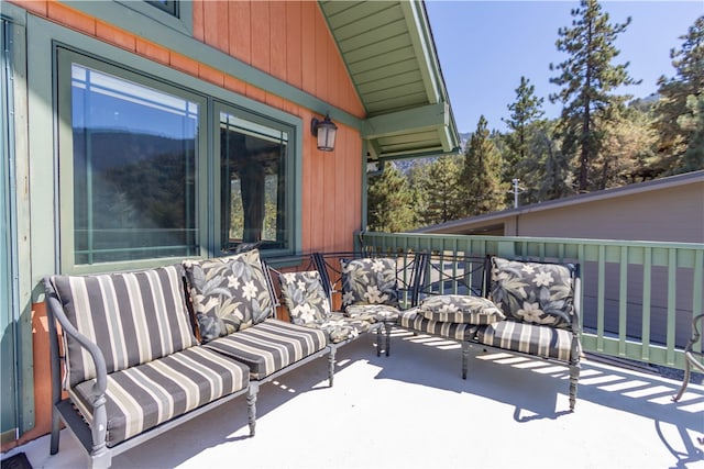 view of patio / terrace with outdoor lounge area