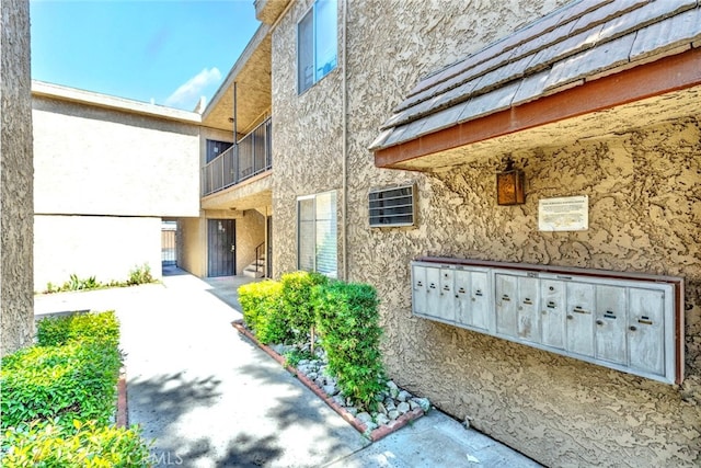 surrounding community featuring mail boxes