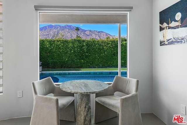 view of dining room