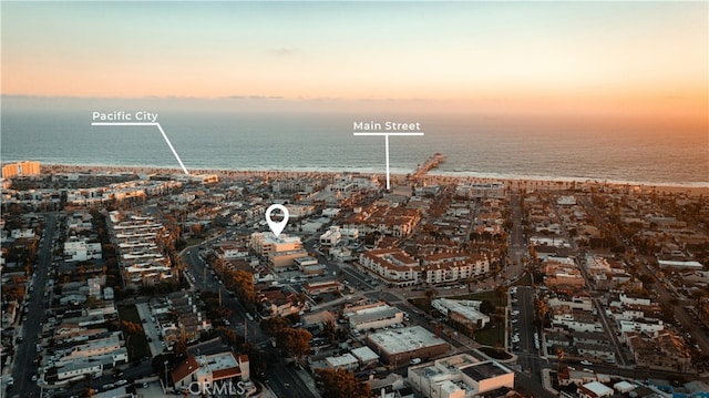 414 Main St Unit 210, Huntington Beach, CA 92648 - aerial view at dusk of a water view