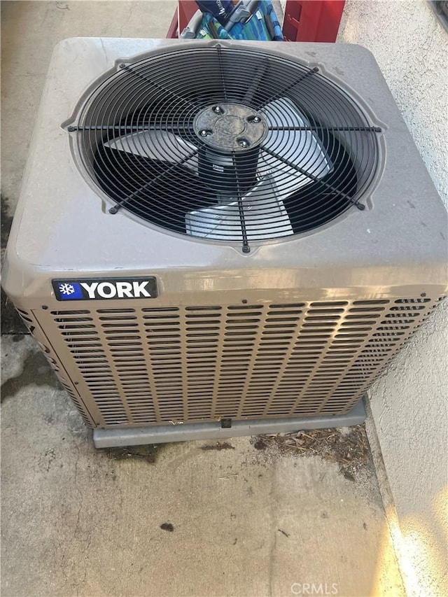 exterior details with cooling unit