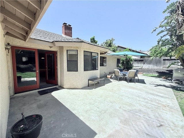 1732 Winston Ave, Upland, CA 91784 - view of patio / terrace featuring fence and outdoor dining area