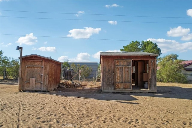 view of outbuilding