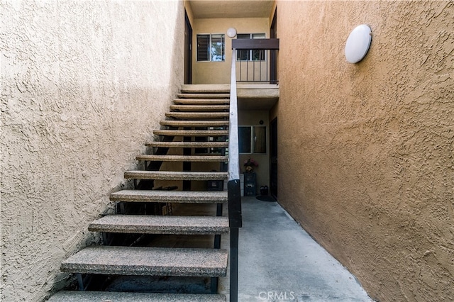 view of stairs