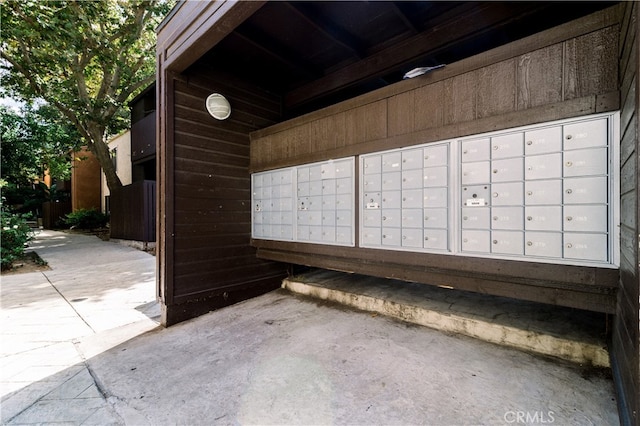 view of community with mail boxes