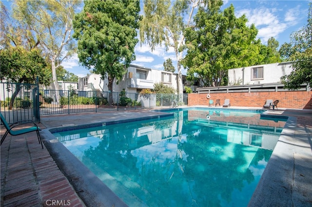 view of pool