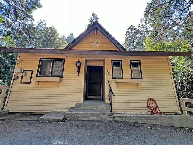 view of front of house