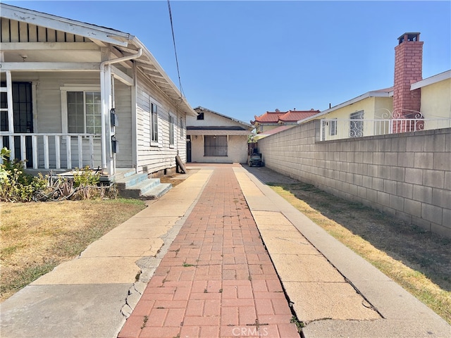 view of property exterior