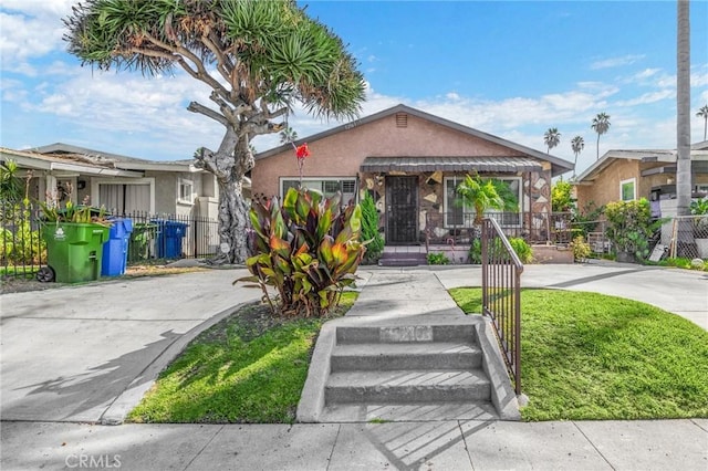 view of bungalow-style home