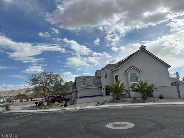 view of front of house with stucco siding