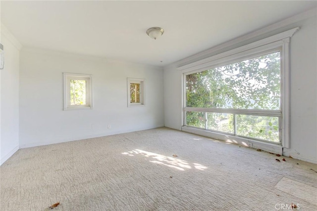 572 Church Hill Rd, La Habra Heights, CA 90631 - carpeted spare room featuring plenty of natural light and crown molding