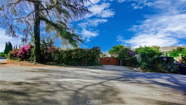 572 Church Hill Rd, La Habra Heights, CA 90631 - view of asphalt road featuring a gate