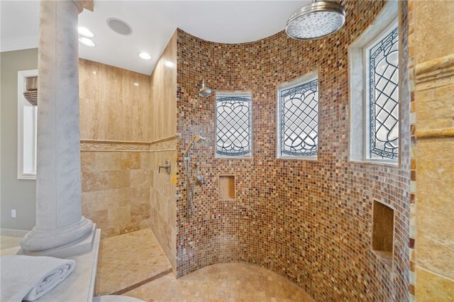 18378 Avenida Bosque, Murrieta, CA 92562 - full bathroom featuring a tile shower