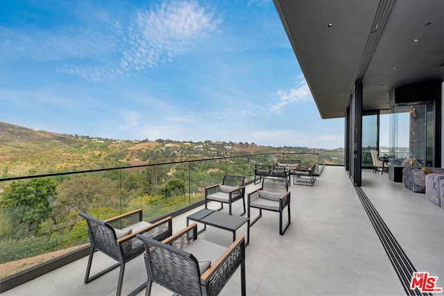 view of patio / terrace with an outdoor living space