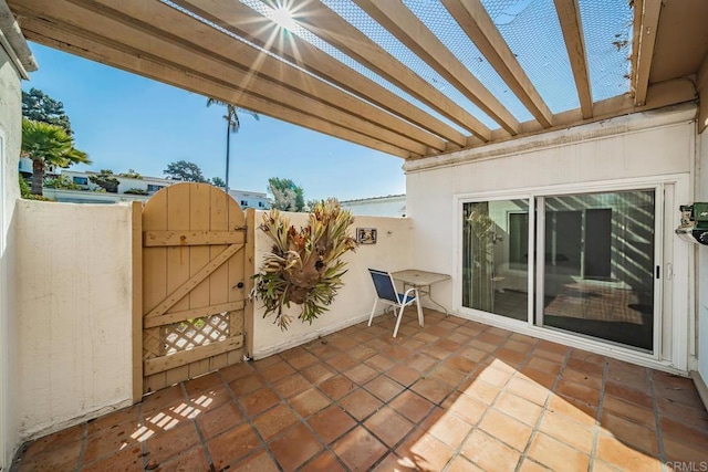 view of patio