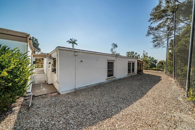 view of rear view of property