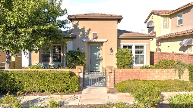 view of mediterranean / spanish house