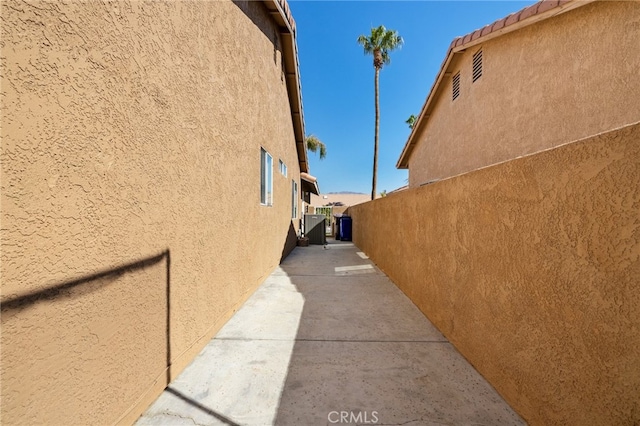 view of property exterior featuring cooling unit