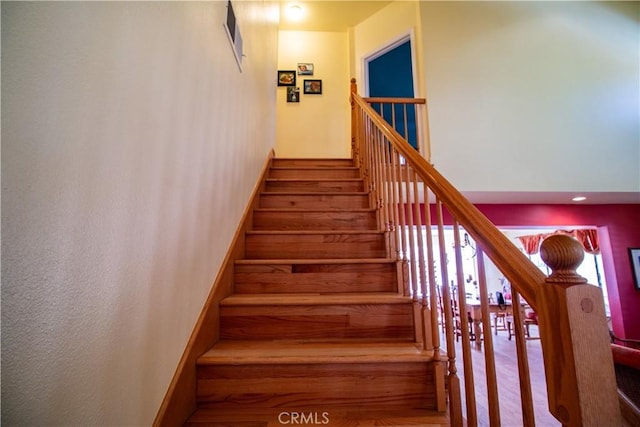 view of stairs