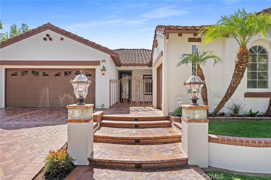 mediterranean / spanish-style house featuring a garage