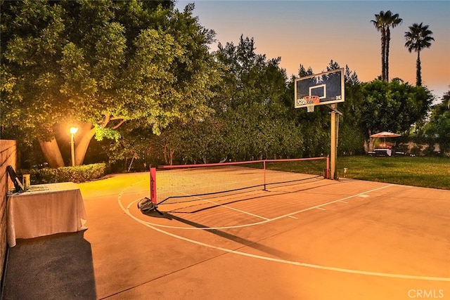 view of sport court