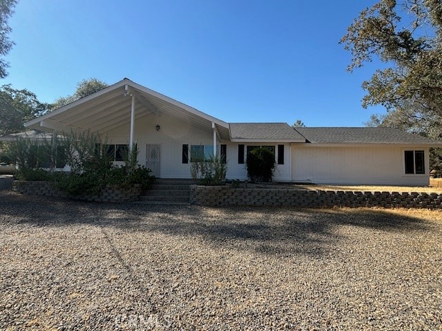 view of ranch-style house