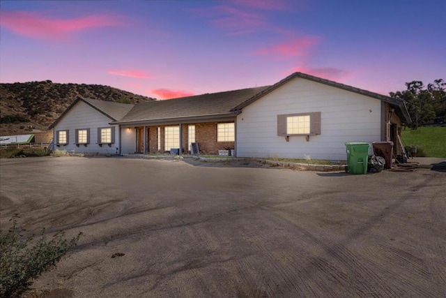 view of ranch-style house